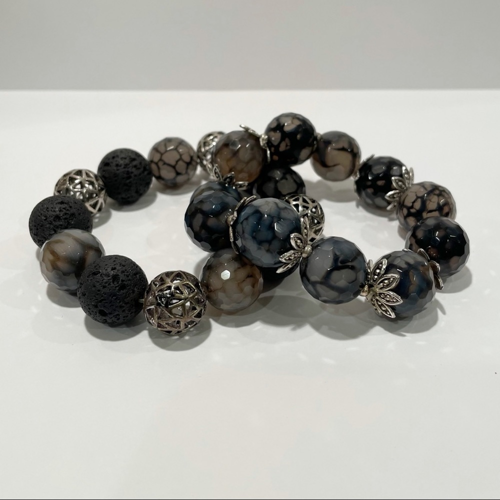 Assorted Bead Stretch Bracelets - 2